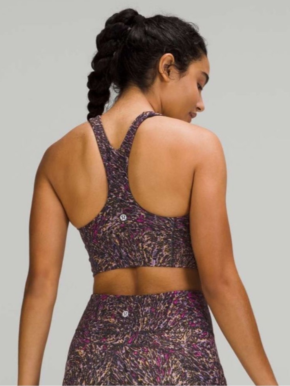 Lululemon Wunder Train Long-Line Bra *Medium Support In Topography Multi 6